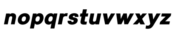 Lyu Lin Extra Bold Italic Font LOWERCASE