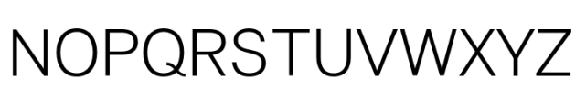 Lyu Lin Extra Light Font UPPERCASE