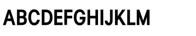 Lyu Lin Semi Bold Condensed Font UPPERCASE