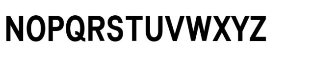 Lyu Lin Semi Bold Condensed Font UPPERCASE