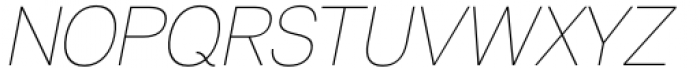 Lyu Lin Thin Italic Font UPPERCASE