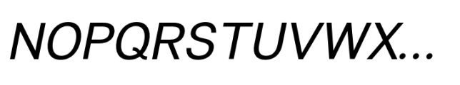 Lyu Lin UI Italic Font UPPERCASE