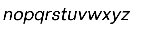 Lyu Lin UI Italic Font LOWERCASE