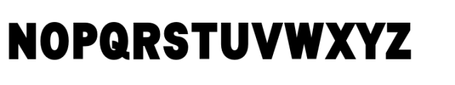 Lyu Lin Ultra Black Condensed Font UPPERCASE
