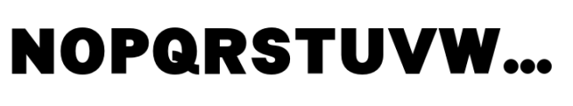 Lyu Lin Ultra Black Font UPPERCASE