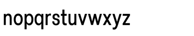 Lyu Lin Web Condensed Font LOWERCASE