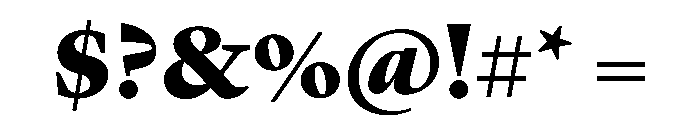 Lyon Arabic Display Black Font OTHER CHARS