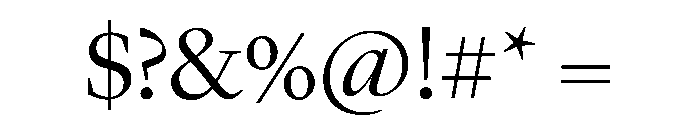 Lyon Arabic Display Light Font OTHER CHARS
