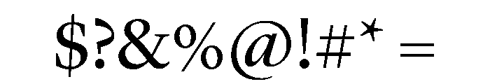 Lyon Arabic Display Regular Font OTHER CHARS