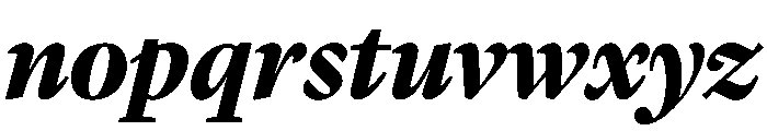 Lyon Arabic Slanted Display Bold Font LOWERCASE