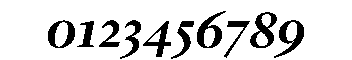 Lyon Arabic Slanted Display Medium Font OTHER CHARS