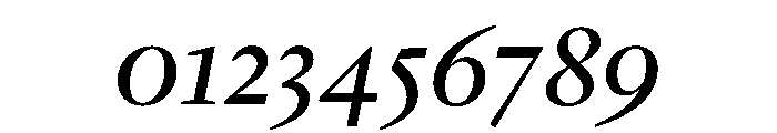 Lyon Arabic Slanted Display Regular Font OTHER CHARS