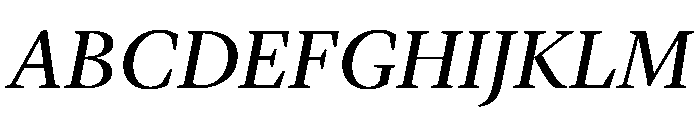 Lyon Arabic Slanted Display Regular Font UPPERCASE