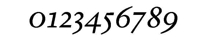 Lyon Arabic Slanted Text Regular Font OTHER CHARS