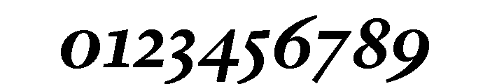 Lyon Arabic Slanted Text Semibold Font OTHER CHARS