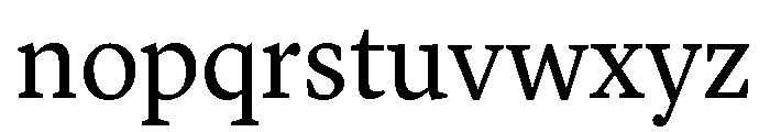 Lyon Arabic Text Regular Font LOWERCASE