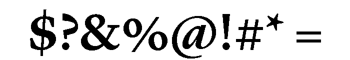 Lyon Arabic Text Semibold Font OTHER CHARS