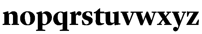 Lyon Hebrew Display Bold Font LOWERCASE