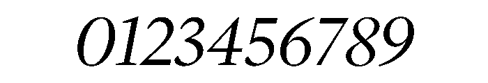 Lyon Hebrew Display Light Italic Font OTHER CHARS