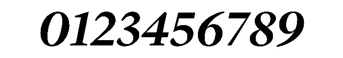 Lyon Hebrew Display Medium Italic Font OTHER CHARS