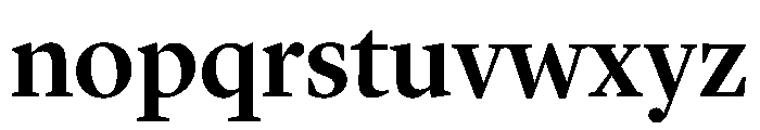 Lyon Hebrew Display Medium Font LOWERCASE