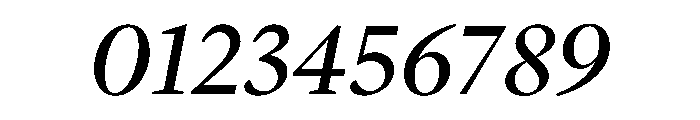 Lyon Hebrew Display Regular Italic Font OTHER CHARS