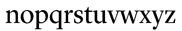 Lyon Hebrew Display Regular Font LOWERCASE