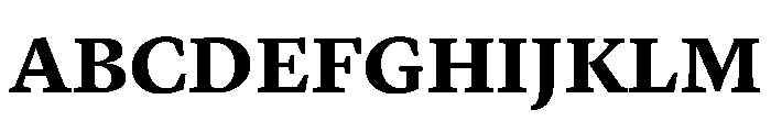 Lyon Hebrew Text Bold Font UPPERCASE