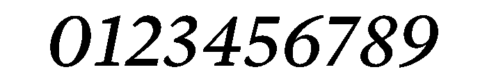 Lyon Hebrew Text Regular No 2 Italic Font OTHER CHARS