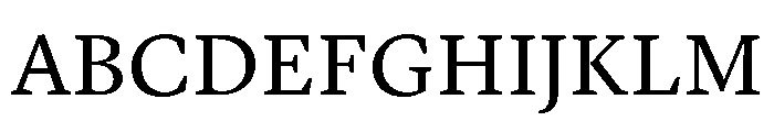 Lyon Hebrew Text Regular Font UPPERCASE