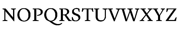 Lyon Hebrew Text Regular Font UPPERCASE