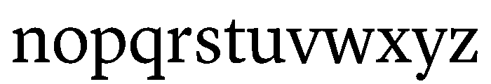 Lyon Hebrew Text Regular Font LOWERCASE
