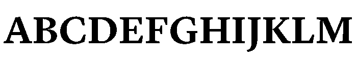 Lyon Hebrew Text Semibold Font UPPERCASE