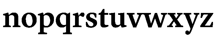 Lyon Hebrew Text Semibold Font LOWERCASE