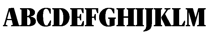 Lyon Hed Black Font UPPERCASE