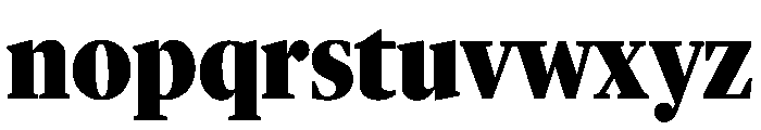 Lyon Hed Black Font LOWERCASE