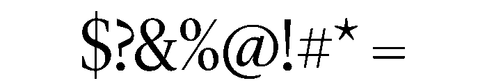 Lyon Hed Extralight Font OTHER CHARS