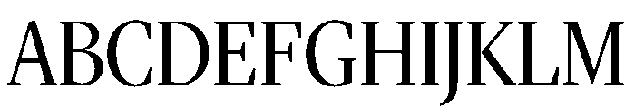 Lyon Hed Extralight Font UPPERCASE