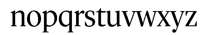 Lyon Hed Light Font LOWERCASE