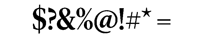 Lyon Hed Medium Font OTHER CHARS