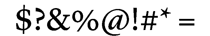 Lyon Text Regular No 2 Font OTHER CHARS