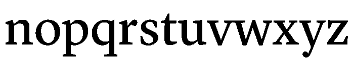 Lyon Text Regular No 2 Font LOWERCASE