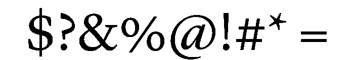 Lyon Text Regular Font OTHER CHARS