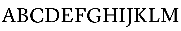 Lyon Text Regular Font UPPERCASE