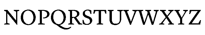 Lyon Text Regular Font UPPERCASE