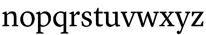 Lyon Text Regular Font LOWERCASE