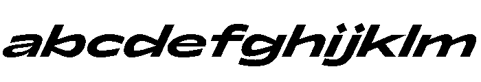 Lyyra Expanded Black Italic FONT