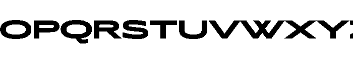Lyyra Expanded Black Font UPPERCASE