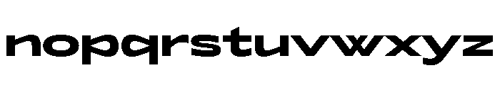 Lyyra Expanded Black Font LOWERCASE