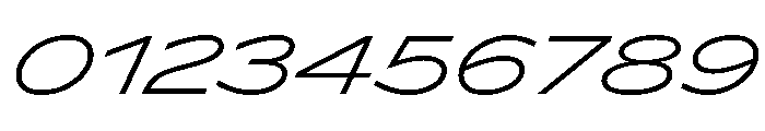 Lyyra Expanded Light Italic Font OTHER CHARS